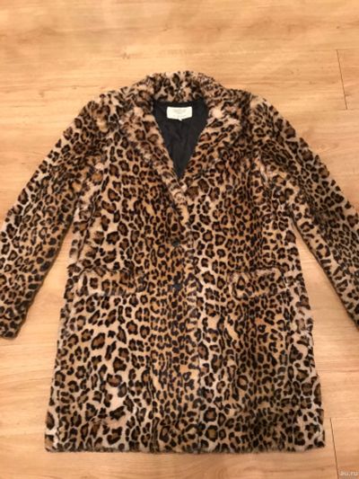 Лот: 14840055. Фото: 1. Леопардовая шуба ZARA. Верхняя одежда