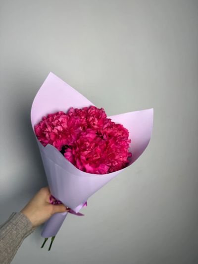 Лот: 25768651. Фото: 1. 4. Букет-комплимент из диантусов... Свежие цветы