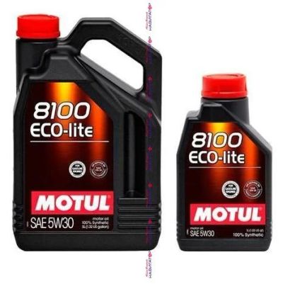 Лот: 14229752. Фото: 1. Motul 8100 Eco-lite 5W30 Масло... Масла, жидкости