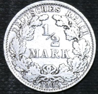 Лот: 12636912. Фото: 1. Германия. 1905 год. Серебро. Остальные страны