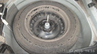 Лот: 5804744. Фото: 1. Банан запаска 5*120. Шины на дисках