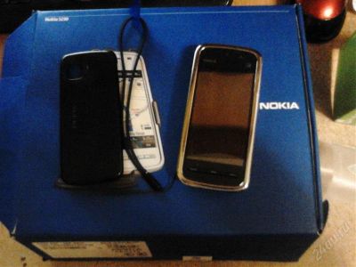 Лот: 2811126. Фото: 1. Nokia 5230 mts 360 navi black... Смартфоны