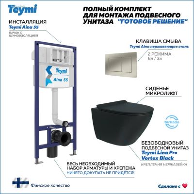 Лот: 25313203. Фото: 1. Комплект унитаза с инсталляцией... Унитазы, биде