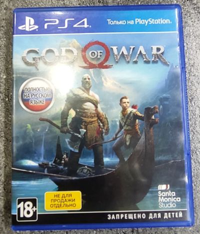 Лот: 19248511. Фото: 1. God of War PS4. Игры для консолей