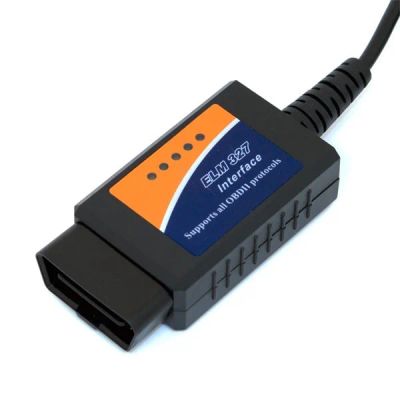 Лот: 3008294. Фото: 1. Адаптер OBD-II Elm327 USB (сканер... Диагностическое оборудование, измерительный инструмент