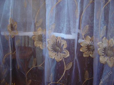 Лот: 1594169. Фото: 1. Органза (высота 2.5м ширина 4м... Шторы, тюль