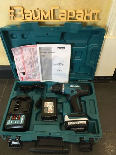 Лот: 15261027. Фото: 1. Дрель-шуруповерт makita df347DWE... Электроинструмент