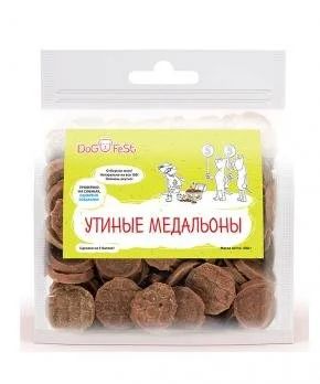 Лот: 16213016. Фото: 1. Утиные медальоны (Дог Фэст) 500г... Корма