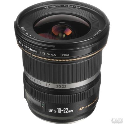 Лот: 10376126. Фото: 1. Canon EF-S 10-22mm f/3.5-4.5 USM... Объективы