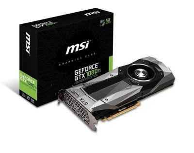 Лот: 9801499. Фото: 1. Видеокарта MSI GTX 1080 Ti Founders... Видеокарты