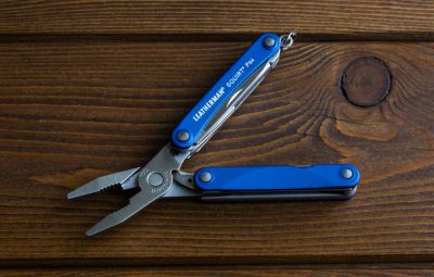 Лот: 7551359. Фото: 1. Leatherman Squirt PS4 blue. Ножи, топоры