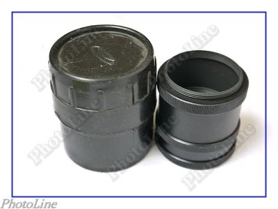 Лот: 11414803. Фото: 1. Набор макроколец m42 СССР в футляре... Кольца переходные и макро
