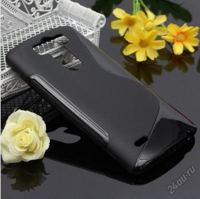 Лот: 5597756. Фото: 1. Бампер для LG G3s чёрный (силикон... Чехлы, бамперы