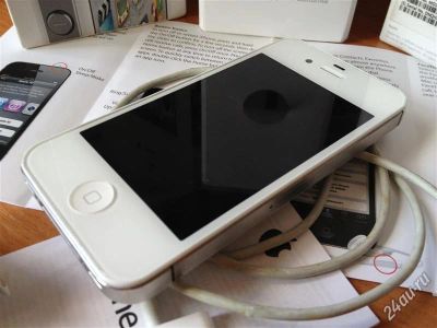Лот: 2796931. Фото: 1. apple iPhone 4S 16Gb White на... Смартфоны