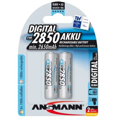 Лот: 19864833. Фото: 1. АКБ AA ANSMANN 2850mAh 11401. Батарейки, аккумуляторы, элементы питания