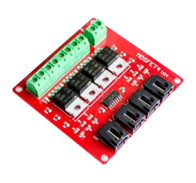 Лот: 20499015. Фото: 1. Модуль MOSFET на четырех IRF540. Микроконтроллеры