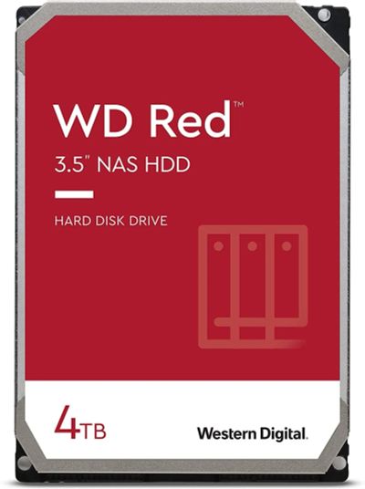 Лот: 21765638. Фото: 1. Жесткий диск WD 4TB Red 3,5" 5400RPM... Жёсткие диски (HDD)