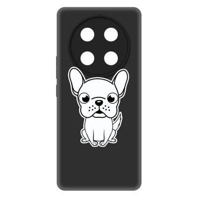 Лот: 25086220. Фото: 1. Чехол Krutoff Soft Case "Черно-белый... Чехлы, бамперы