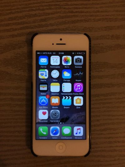 Лот: 9479358. Фото: 1. Iphone 5 16gb белый. Смартфоны