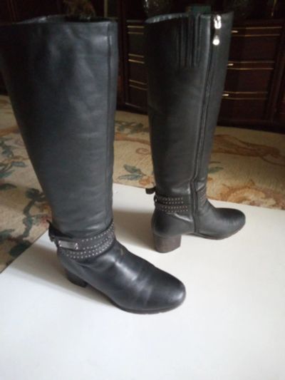 Лот: 20868059. Фото: 1. Сапоги зимние натур. мех и кожа... Сапоги