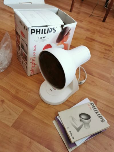 Лот: 22030477. Фото: 1. Инфракрасная лампа Philips Infraphil... Обогреватели бытовые