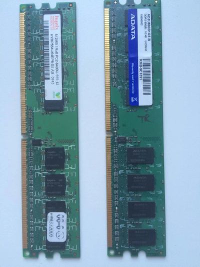 Лот: 7042039. Фото: 1. Память DDR2 (1Gb и 512mb). Оперативная память