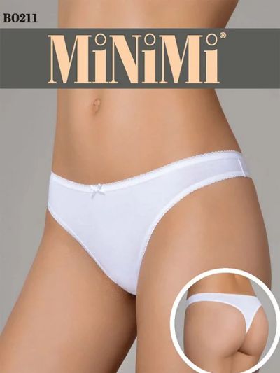 Лот: 8816997. Фото: 1. Трусики Minimi BO211 стринг черный... Нижнее бельё