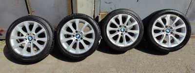 Лот: 17655297. Фото: 1. Колеса BMW 3 серии в сборе разноширокие... Шины на дисках