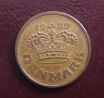 Лот: 19213607. Фото: 1. 50 эре 1989 Дания KM# 866. Европа