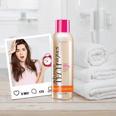 Лот: 10436288. Фото: 1. Сухой шампунь Эйвон! Avon. Уход за волосами 