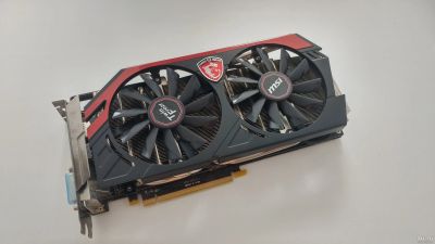 Лот: 14418405. Фото: 1. MSI GTX 770 (неисправно, красные... Видеокарты