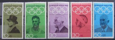 Лот: 11405364. Фото: 1. ФРГ Германия 1968 Летние Олимпийские... Марки