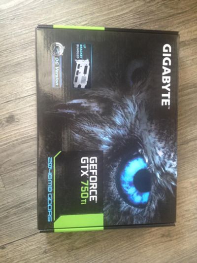 Лот: 7638812. Фото: 1. Видеокарта NVidia gtx 750 ti GV-N75TOC-2gl. Видеокарты