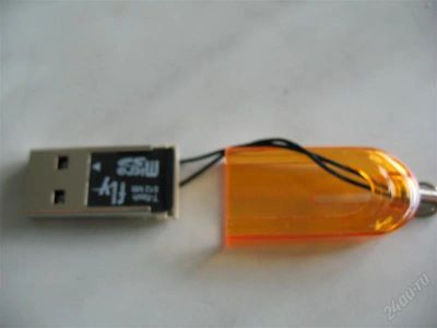 Лот: 1100131. Фото: 1. Кардридер MicroSD==>USB. Картридеры