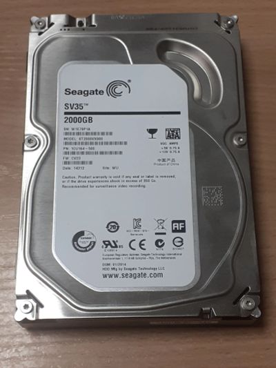Лот: 22184275. Фото: 1. Жесткий диск 2TB Seagate Sata... Жёсткие диски (HDD)