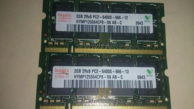 Лот: 5056529. Фото: 1. Hynix DDR2 800 SO-DIMM Dual Channel... Оперативная память