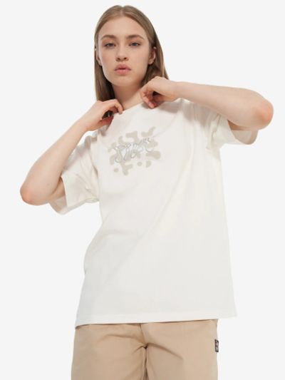 Лот: 25625259. Фото: 1. Футболка женская FILA, Бежевый. Другое (спортивная одежда)