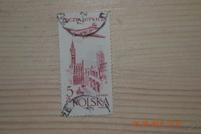 Лот: 5735001. Фото: 1. Марки Польши 1958г. Авиация. Марки