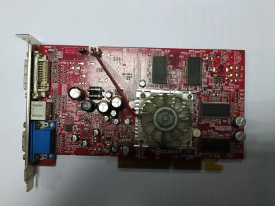 Лот: 16363570. Фото: 1. AGP видеокарта Radeon 9600 pro... Видеокарты