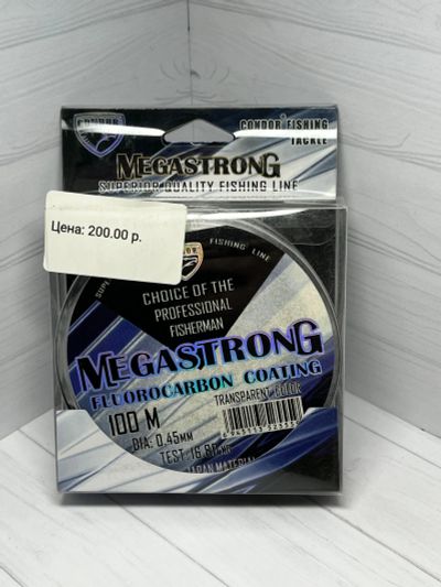 Лот: 20860304. Фото: 1. Леска Megastrong Fluorocarbon... Леска, блесны, крючки, мормышки