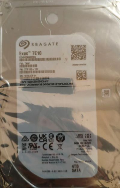 Лот: 25737513. Фото: 1. Seagate Exos 7E10 4tb. Жёсткие диски (HDD)