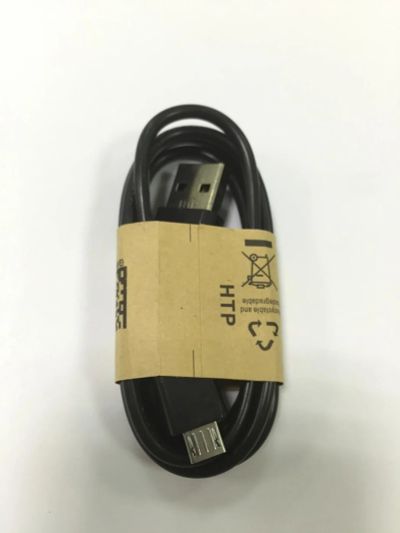 Лот: 7376883. Фото: 1. Кабель простой Micro USB чёрный. Дата-кабели, переходники