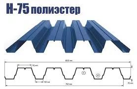 Лот: 20011953. Фото: 1. Профлист (профнастил) (полиэстер... Металлопрокат