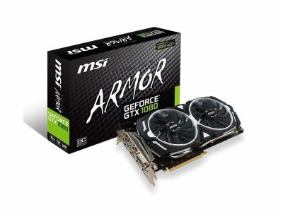 Лот: 13422428. Фото: 1. MSI ARMOR GeForce GTX 1080 8Gb. Видеокарты