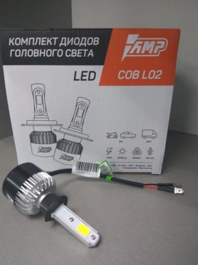 Лот: 10704379. Фото: 1. Диод головного света H1 AMP COB... Оптика и освещение