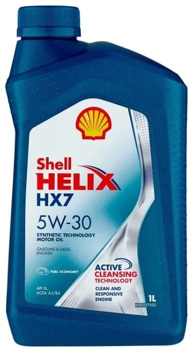 Лот: 16085223. Фото: 1. Масло Shell Helix НХ7 5/30 1л... Масла, жидкости