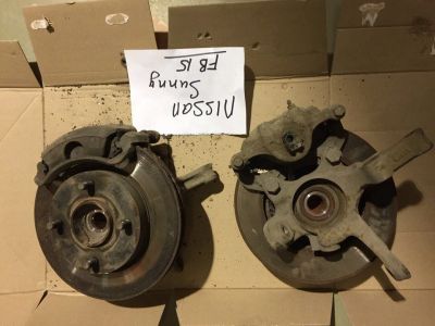 Лот: 9716666. Фото: 1. Ступица Nissan sunny FB15. Ходовая, подвеска, рулевое управление