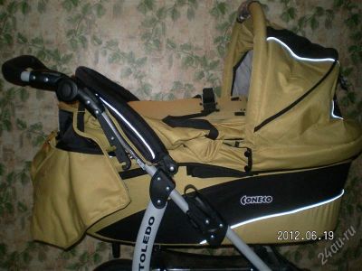 Лот: 1826893. Фото: 1. Коляска Coneco TOLEDO (2 в 1... Коляски