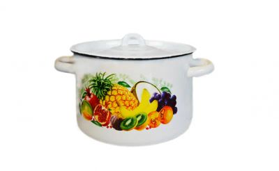Лот: 24351074. Фото: 1. Кастрюля эмаль 7,0л /1с18с/ Экзотика. Кастрюли