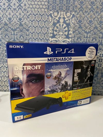 Лот: 19221324. Фото: 1. Sony PlayStation 4 Slim 1000 Gb... Игровые приставки, консоли